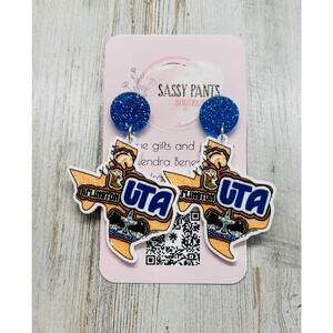 UT Arlington University of Texas Earrings NEW